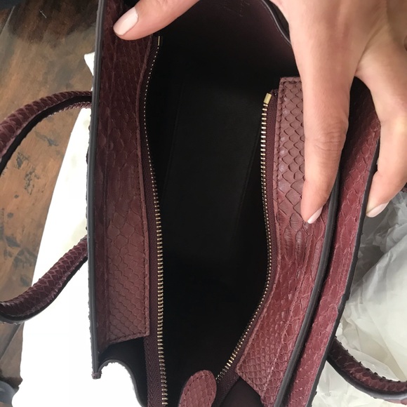 Burgundy python nano - Picture 2 of 5